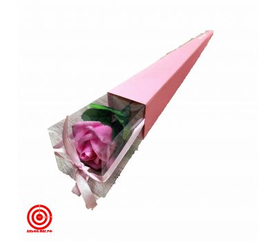 Мыльная роза в коробке 40 см