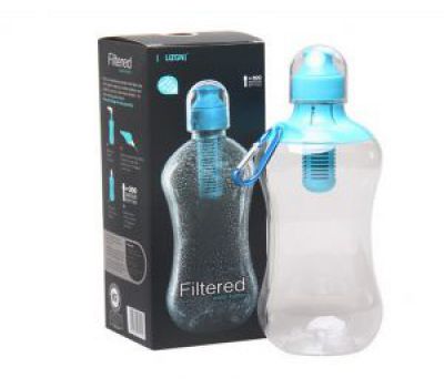 Бутылка для воды с угольным фильтром