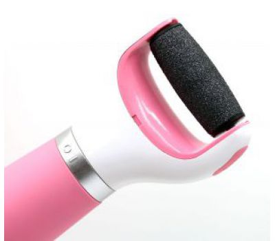 Электрическая пилка роликовая розовая для ног